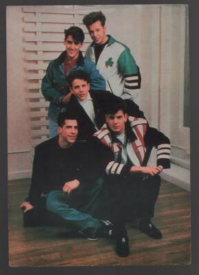 New Kids On The Block Büyükboy Kartpostal KRT4952 - 1
