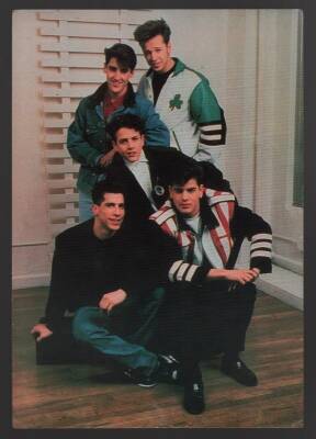New Kids On The Block Büyükboy Kartpostal KRT4970 - 1
