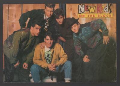 New Kids On The Block Büyükboy Kartpostal KRT4972 - 1