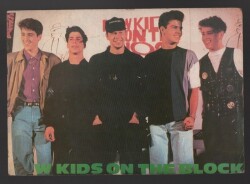 New Kids On The Block Büyükboy Kartpostal KRT4973 - Gökçekoleksiyon