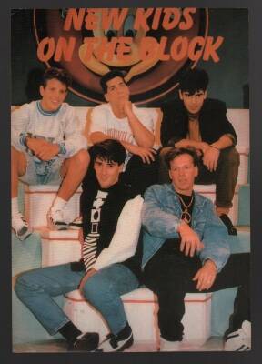 New Kids On The Block Büyükboy Kartpostal KRT4977 - 1