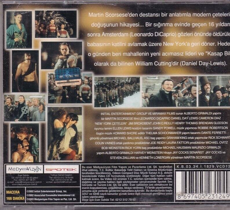 New York Çeteleri VCD Film VCD9152 - 2