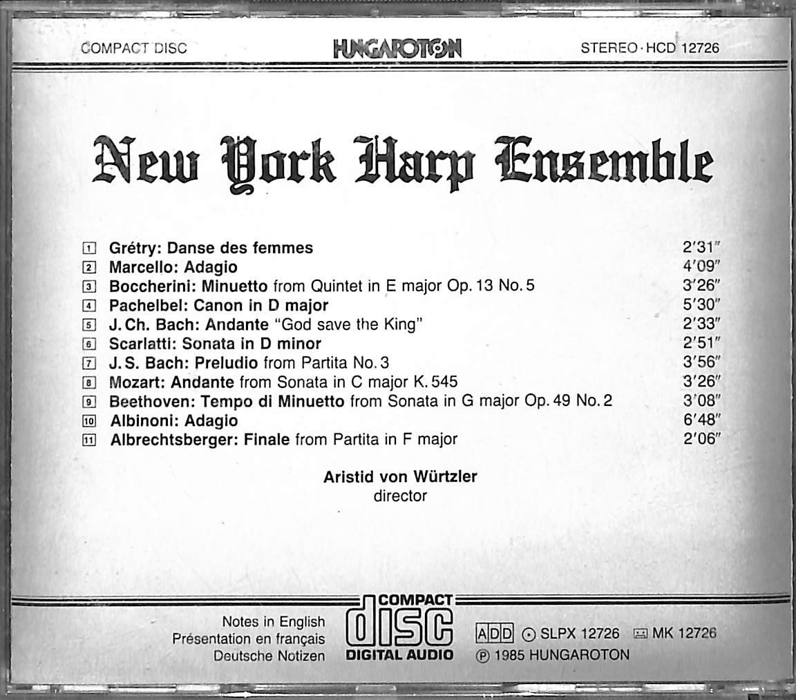 New York Harp Ensemble CD (İkinci El) CD4197 - 2