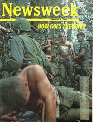 Newsweek 1 January 1968 - How Goes The War?, Martin, Behr, Norman, Sully, Perry NDR84669 - Gökçekoleksiyon