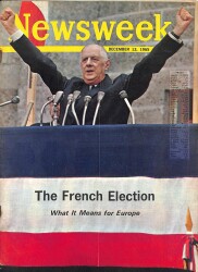 Newsweek 13 December 1965 - The French Election, Emmet John Hughes, Tony Rollo NDR84666 - Gökçekoleksiyon