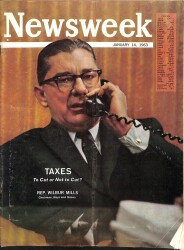 Newsweek 14 Junuary 1963 - Wilbur Mills, Fred Ward, Kenneth Crawford, Eldon Griffiths NDR84664 - Gökçekoleksiyon