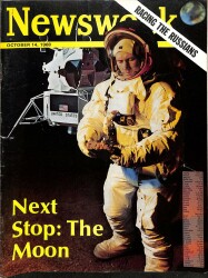 Newsweek 14 October 1968 - Next Stop The Moon, John Gleen, Shepard, Humphrey, Charlotte NDR84694 - Gökçekoleksiyon