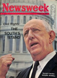 Newsweek 19 August 1963 - Richard Russell, Walter Lippmann, Dillon, McNamara NDR84676 - Gökçekoleksiyon