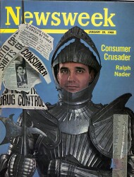 Newsweek 22 January 1968 - Consumer Crusader, Ralph Nader, G. Martin, Hennry Hubbard NDR84683 - Gökçekoleksiyon