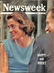 Newsweek 26 August 1963 - Happy And Rocky, Underhill, Tuohy, James Meredith, James Hood NDR84677 - Gökçekoleksiyon