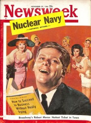 Newsweek 27 November 1961 - Nuclear Navy, Robert Morse, Henry Hazlitt, Raymond Moley, Kenneth Crawford NDR84687 - Gökçekoleksiyon