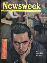 Newsweek 4 February 1963 - Edward Albee, Walter Lippman, Peter Landau NDR84697 - Gökçekoleksiyon