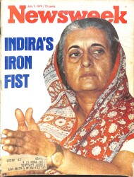 Newsweek 7 Jully 1975 - Indira's Iron Fist NDR91889 - Gökçekoleksiyon