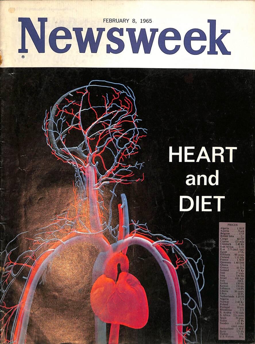 Newsweek 8 February 1965 - Heart And Diet NDR91709 - 1