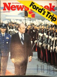 Newsweek 9 June 1975 - Ford's Trip NDR91895 - Gökçekoleksiyon