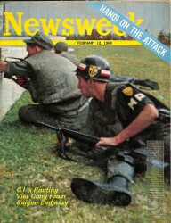 Newsweek February 12 1968 - Patricia Neal, Shawn Ryan, Karina Ans Belmondo NDR84592 - Gökçekoleksiyon