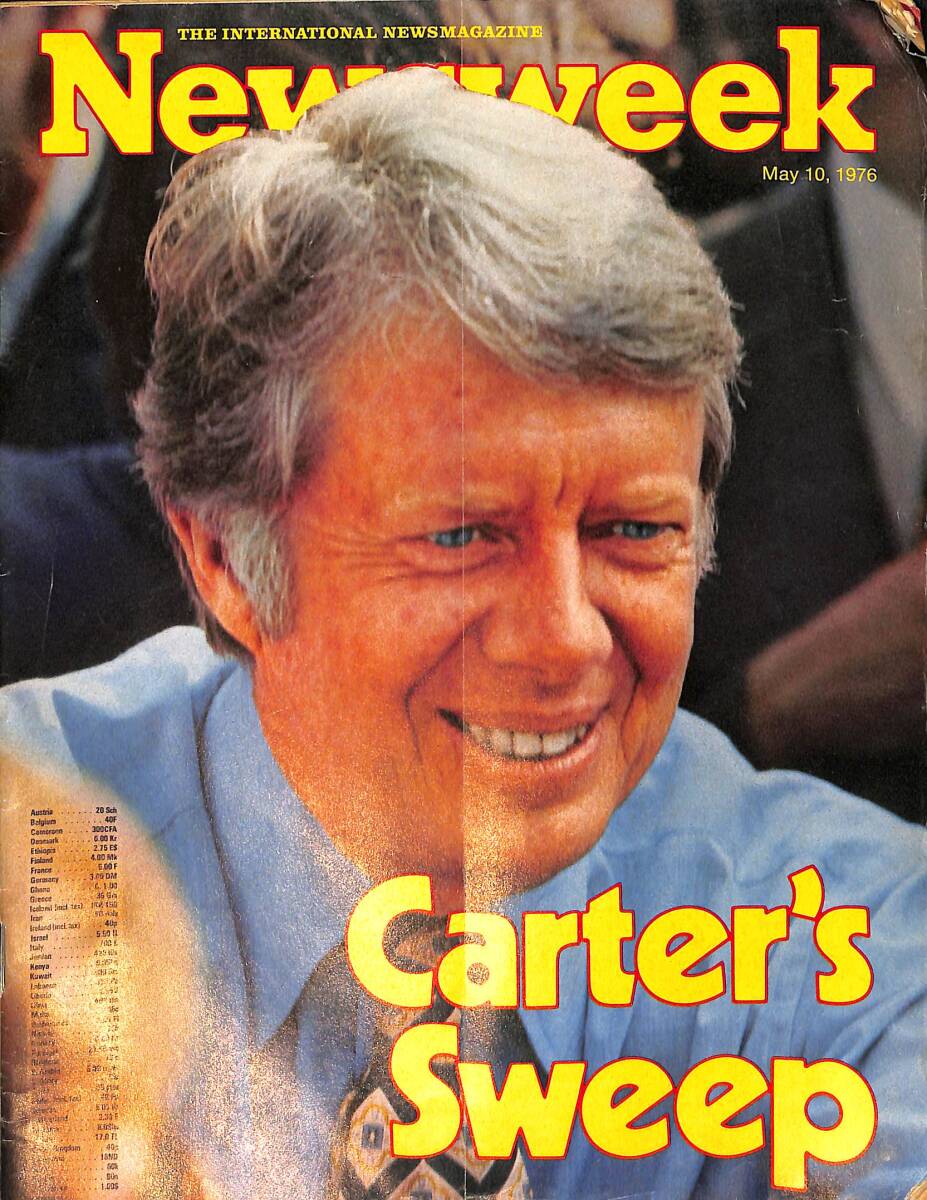 Newsweek Magazine 10 May 1976 - Jimmy Carter's Sweep President NDR100300 - 1