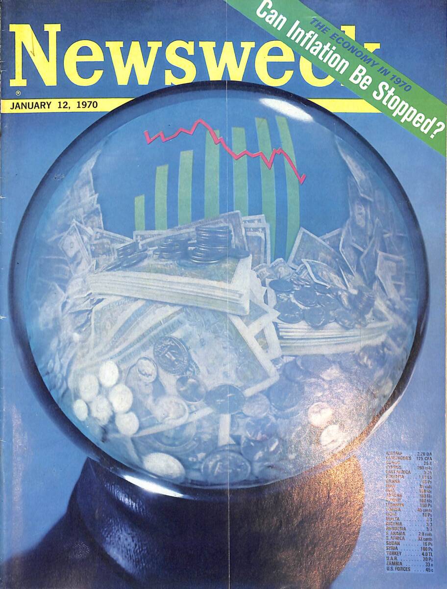 Newsweek Magazine 12 January 1970 - The Economy In 1970, Hungarian Filmmakers, Rafael Trujillo NDR88227 - 1