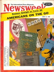 Newsweek Magazine 13 June 1960 - The Nixon Insiders National Affairs NDR91714 - Gökçekoleksiyon