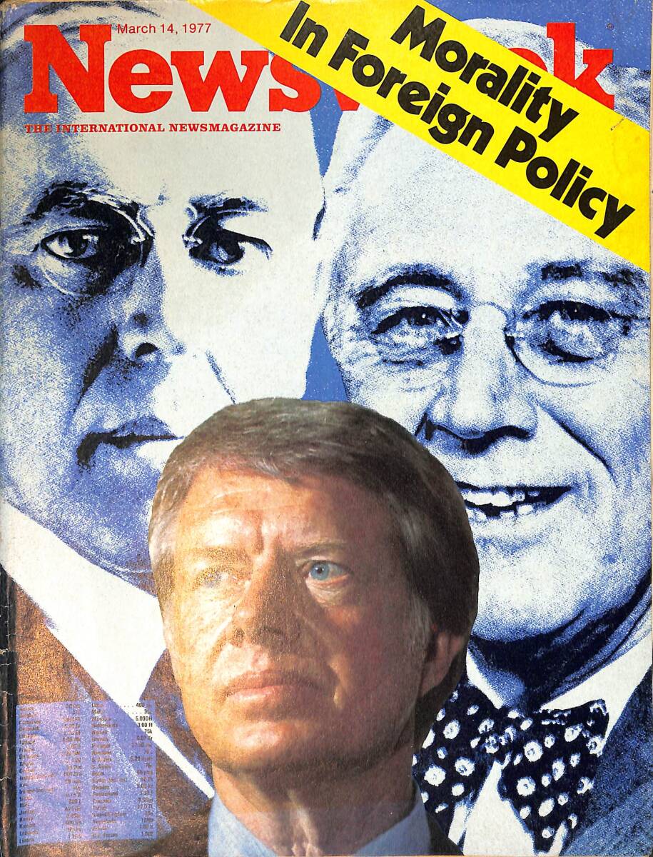 Newsweek Magazine 14 March 1977 - Morality In Foreign Policy - Is Indira Still India? NDR100295 - 1
