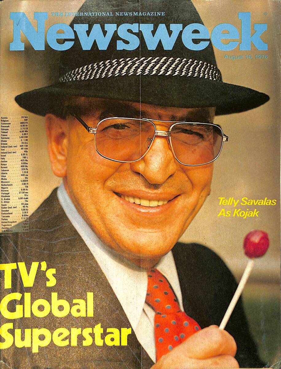 Newsweek Magazine 16 August 1976 - Telly Savalas As Kojak, Jimmy Carter NDR96693 - 1