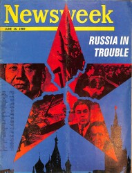 Newsweek Magazine 16 June 1969 - Russia In Trouble, Ev Dirksen, John B. Oakes NDR88374 - Gökçekoleksiyon