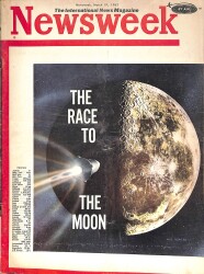 Newsweek Magazine 19 March 1962 - The Race To The Moon, Jackie Kennedy NDR88203 - Gökçekoleksiyon