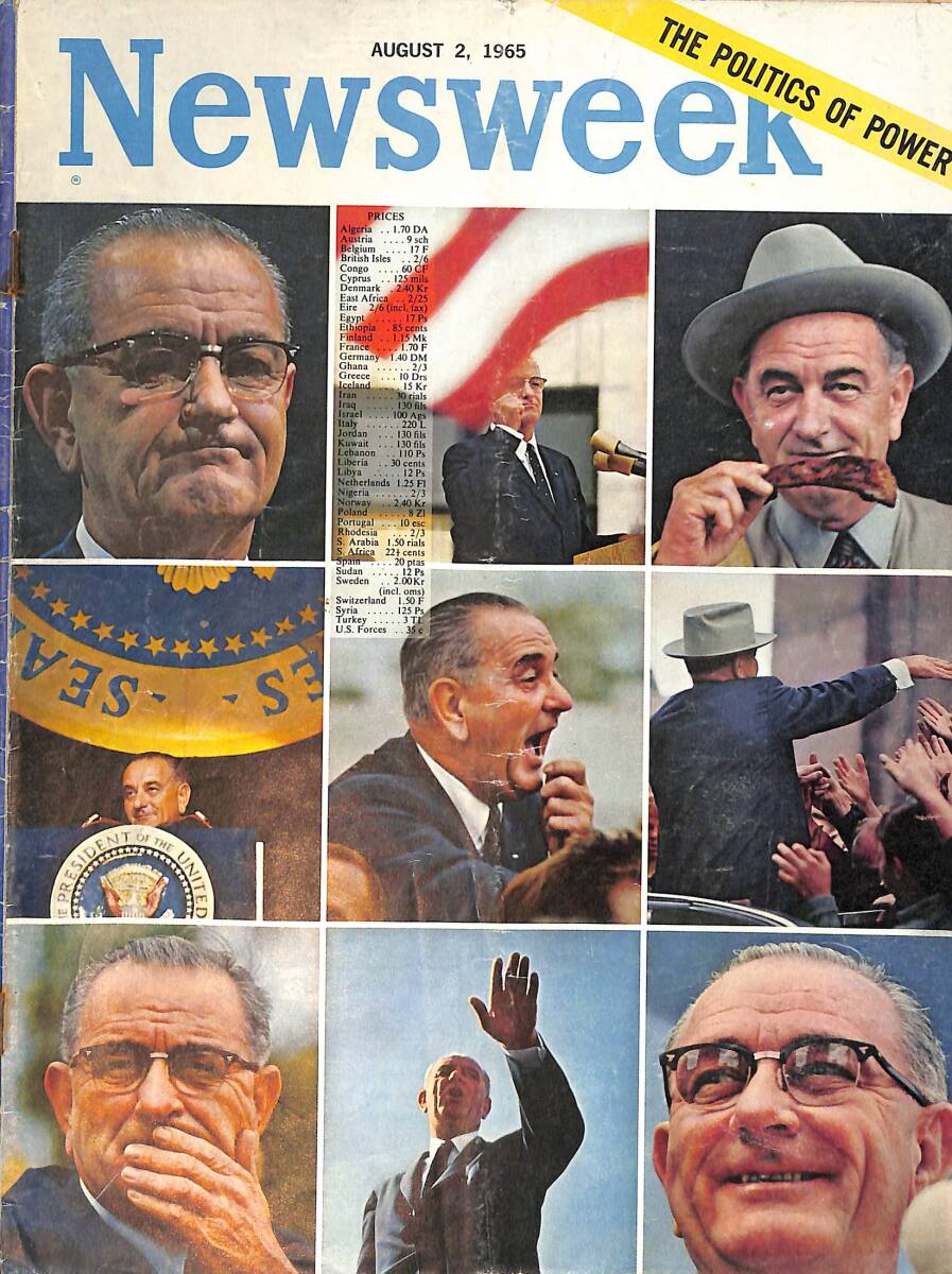 Newsweek Magazine 2 August 1965 - Lyndon Johnson Vietnam War NDR100293 - 1