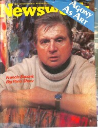 Newsweek Magazine 24 January 1977 - Francis Bacon's Big Paris Show NDR88223 - Gökçekoleksiyon