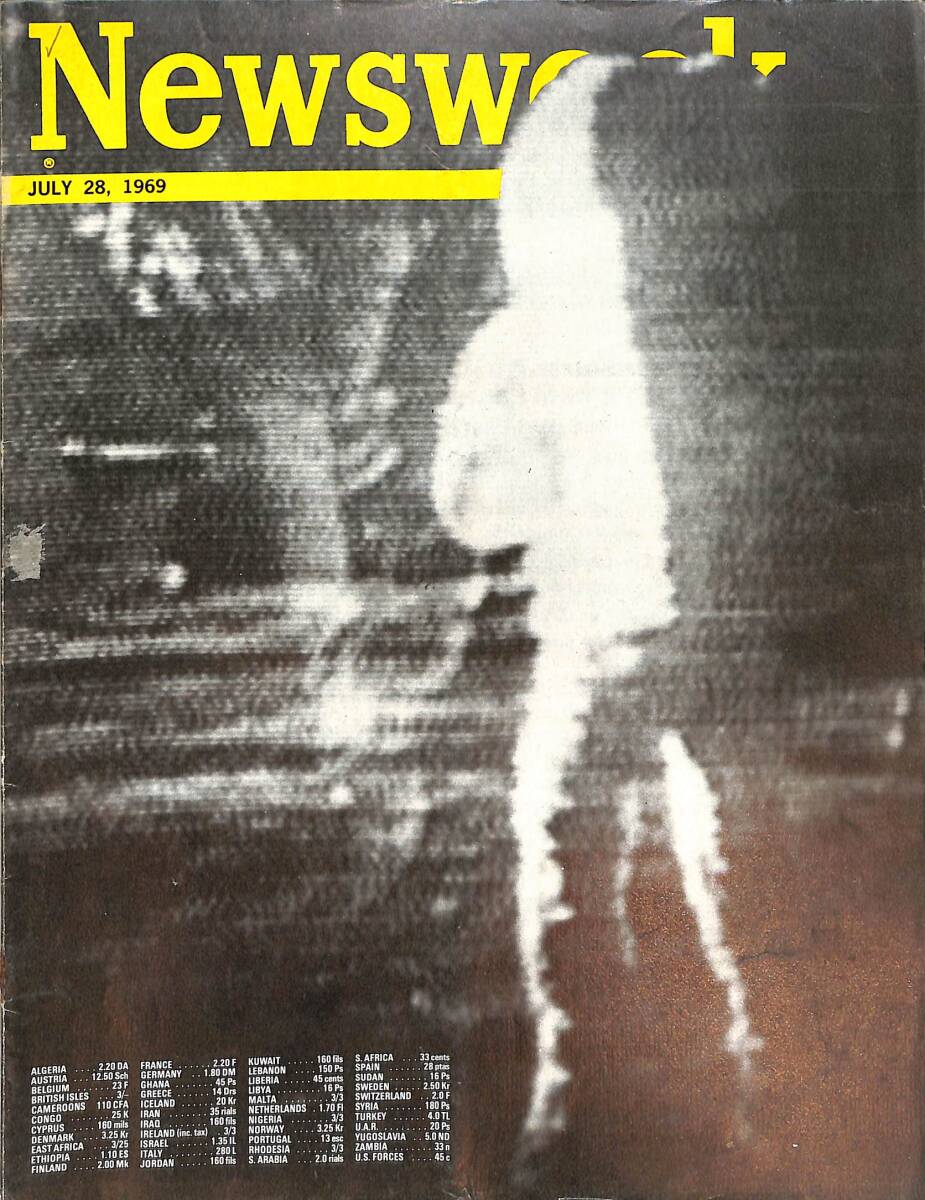 Newsweek Magazine 28 July 1969 - Apollo 11, Teddy Kennedy, Mrs. Gandhi NDR88233 - 1
