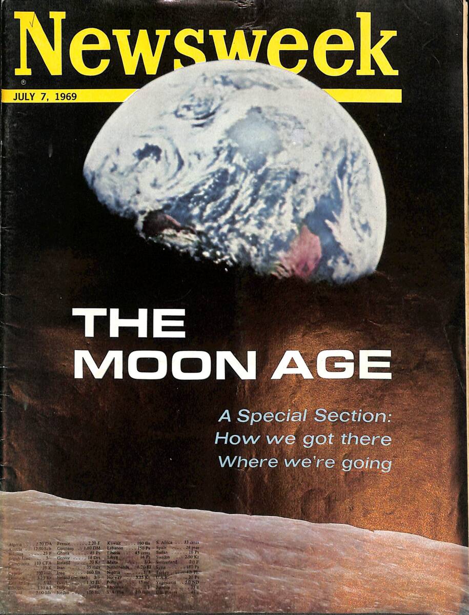 Newsweek Magazine 7 July 1969 - The Moon Age, Nixon, Judy Garland NDR88236 - 1