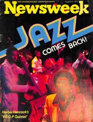 Newsweek Magazine 8 August 1977 - Herbie Hancock's V.S.O.P Quintet, President Carter NDR88200 - Gökçekoleksiyon