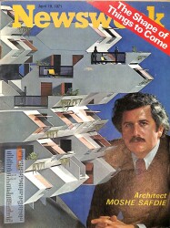 Newsweek Magazine April 19, 1971 - Architect Moshe Safdie , French Feminists NDR88685 - Gökçekoleksiyon