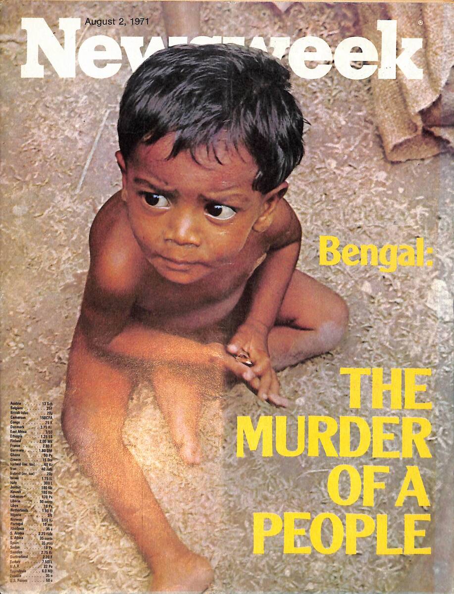 Newsweek Magazine August 2, 1971 – Bengal: The Murder of a People – Liberia's William Tubman, 1895-1971 – Tammy Wynette, Singing success story NDR100534 - 1