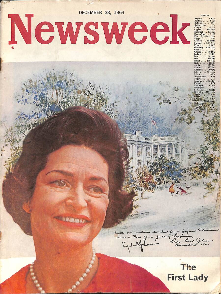 Newsweek Magazine December 28, 1964 – Labor Party conference at Brighton: A rhapsody of handholding unity – Mrs. Rodgers with a few favorites NDR100559 - 1