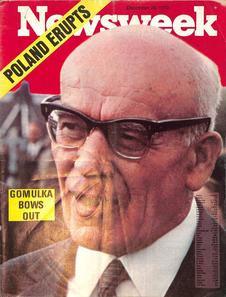 Newsweek Magazine December 28, 1970 – Ken Crawford: Perceptive, astube, generous – Israeli envoy Rabin's independent line NDR100576 - 1