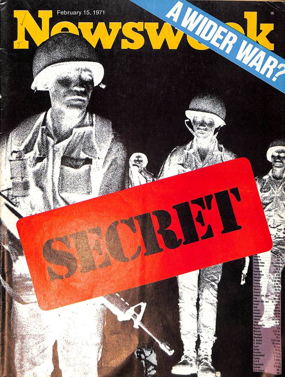 Newsweek Magazine February 15, 1971 – Russia lets a war hero move to Israel – Violence in the Los Angeles barrio – Apollo 14's moon visit NDR100528 - 1