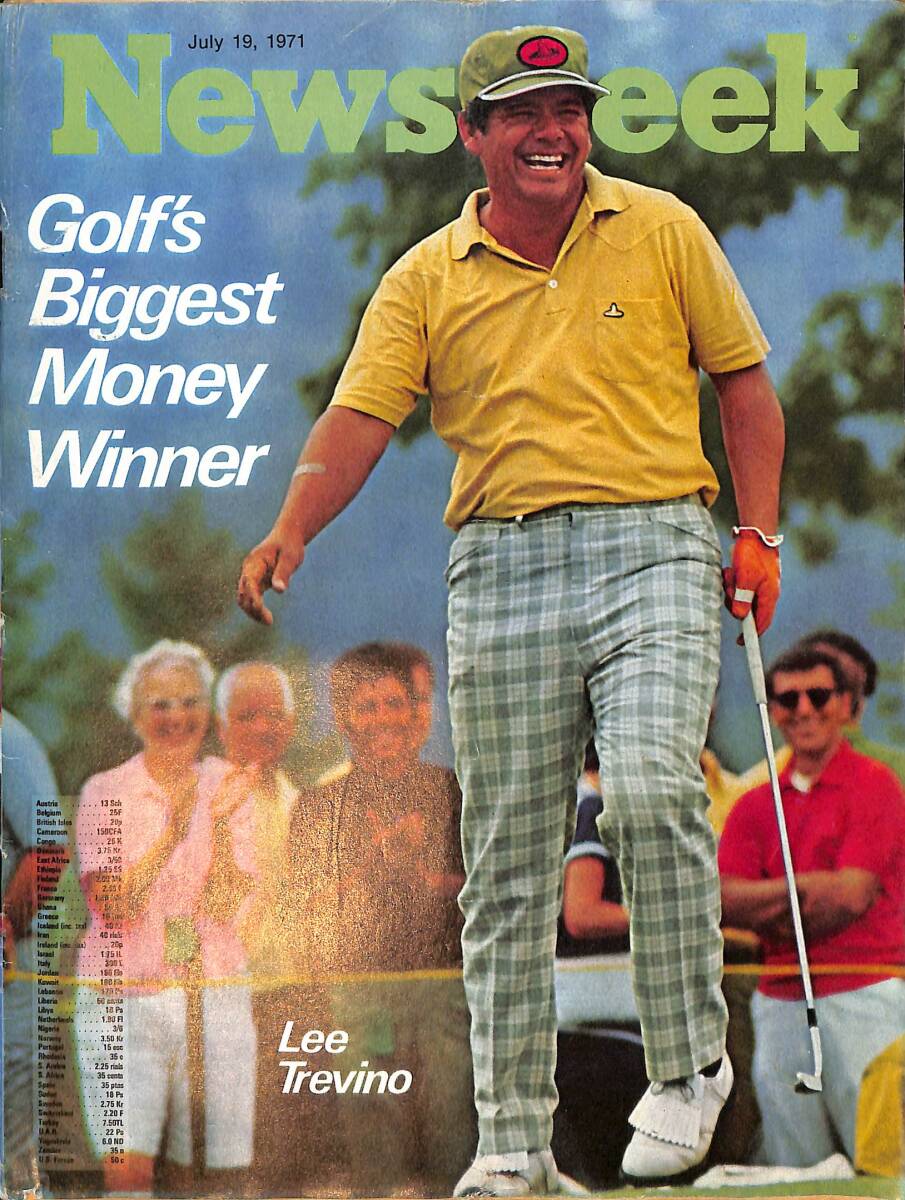 Newsweek Magazine July 19, 1971 – Golf's Biggest Money Winner 