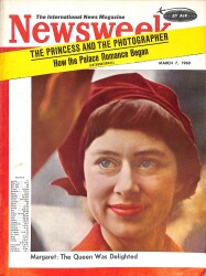 Newsweek Magazine March 7 ,1960 - Princess Margaret, The Princess And The Photographer NDR88699 - Gökçekoleksiyon