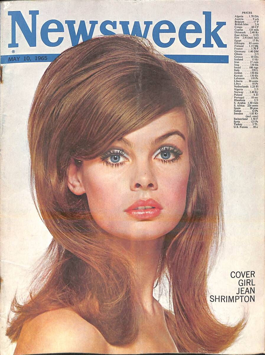 Newsweek Magazine May 10, 1965 – Cover: Jean Shrempton – Romney and Goldwater and April in Paris NDR100597 - 1