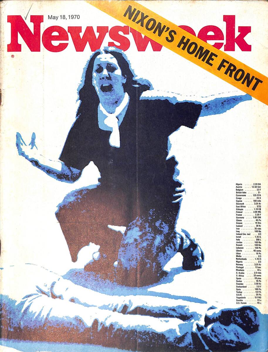 Newsweek Magazine May 18, 1970 – The Kent Killings: Sights and sounds of discord – Harold Wilson's sticky ethnic wicket NDR100516 - 1