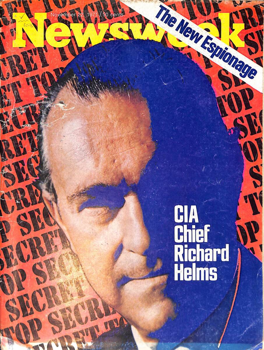 Newsweek Magazine November 22, 1971 – CIA Chief Richard Helms – Cajun fiddler Doug Kershaw - Exit candidate Fred Harris NDR100490 - 1