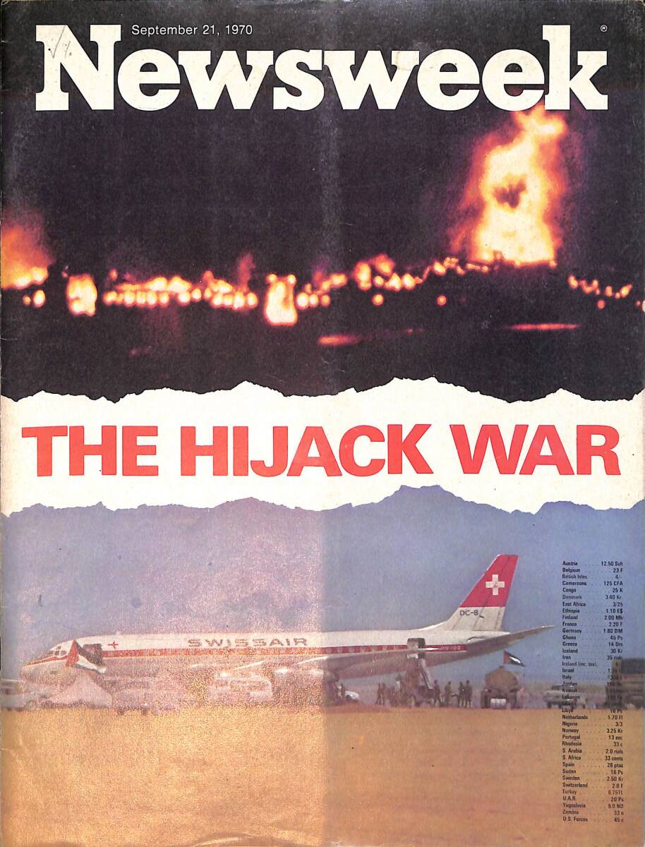Newsweek Magazine September 21, 1970 – Another defeat for Harrold Carswell – Chile assesses a Marxist's victory NDR100498 - 1