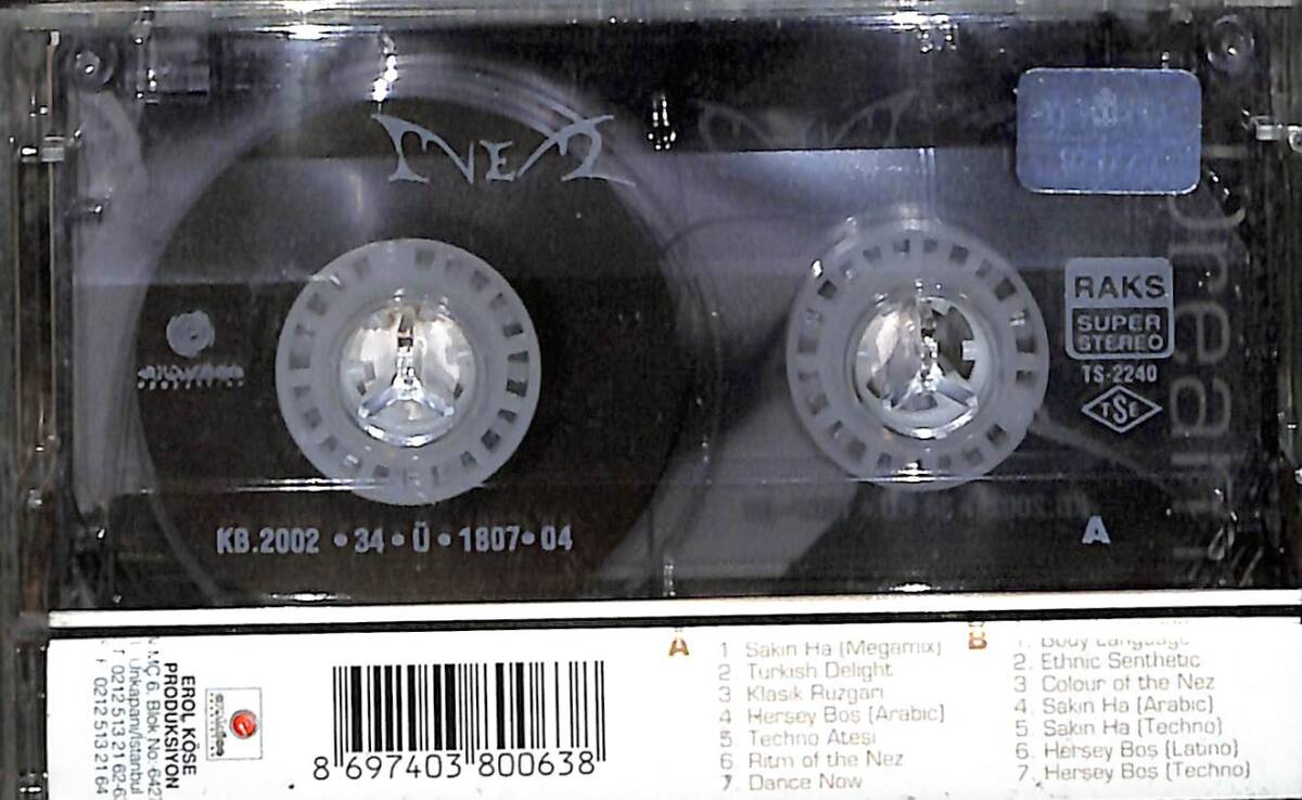 Nez - Sakın Ha Kaset (İkinci El) KST28541 - 2