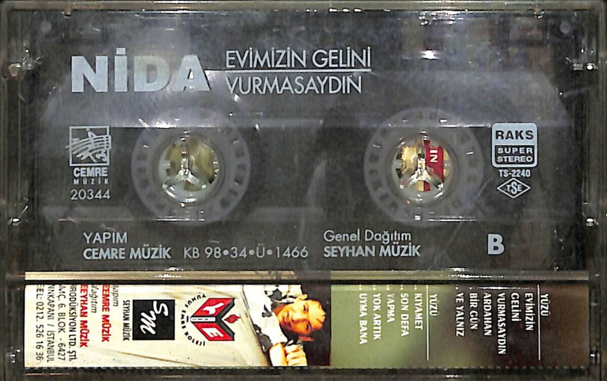 Nida - Evimizin Gelini Kaset (İkinci El) KST29130 - 2