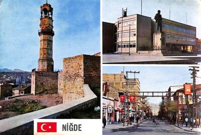 Niğde Şehirden Görünümler Kartpostal KRT15380 - 1
