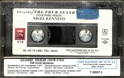 Nıgel Kennedy (Vivaldi The Four Seasons) Kaset (İkinci El Kaset) KST29745 - 2
