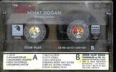 Nihat Doğan - Anlamıyorlar Kaset (İkinci El) KST15440 - 2