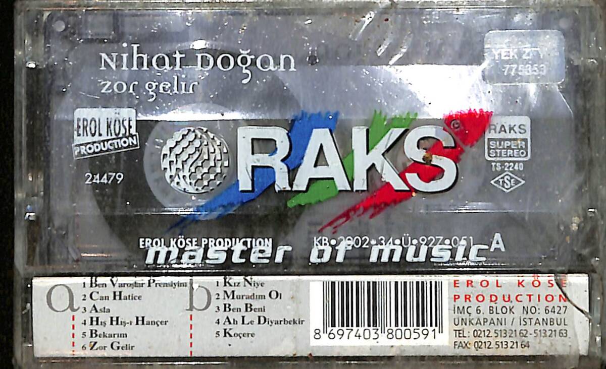 Nihat Doğan - Zor Gelir Kaset (Sıfır Kaset) KST29580 - 2