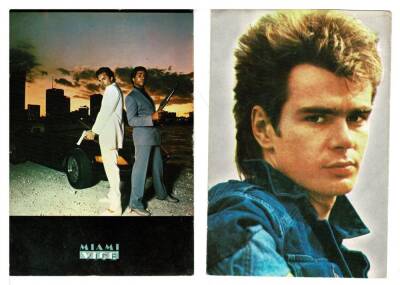 Nik Kershaw - Miami Vice 2li Kartpostal KRT7807 - 1